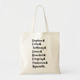 Bridgertons-Family Members Tote Bag