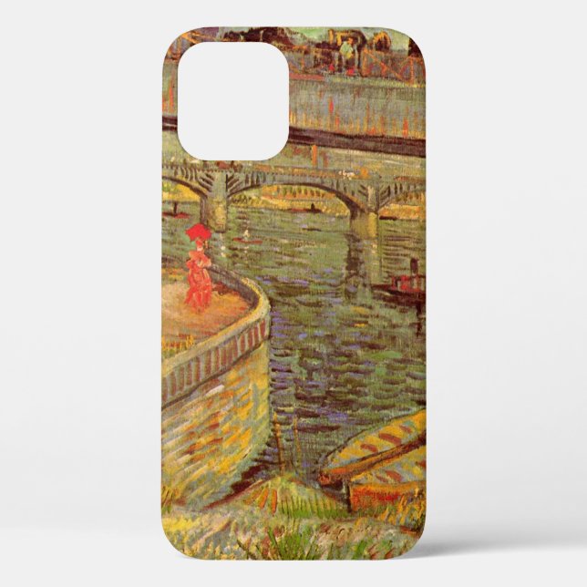 Bridges Across Seine, Asnieres by Vincent van Gogh Case-Mate iPhone Case (Back)