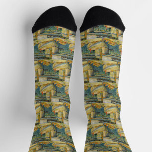 Bridges Across the Seine by Vincent van Gogh Socks