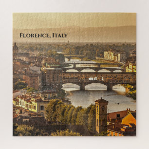 Bridges in Florence Italy Jigsaw Puzzle