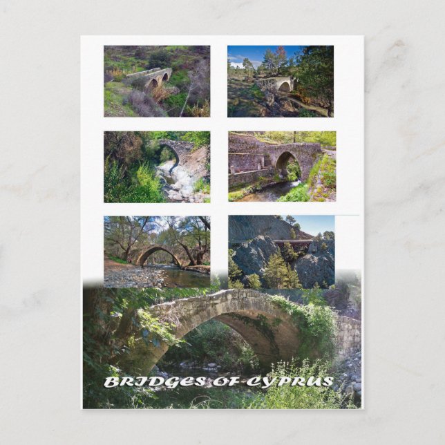 Bridges of Cyprus postcard (Front)