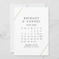Bridget Geometric Modern Wedding