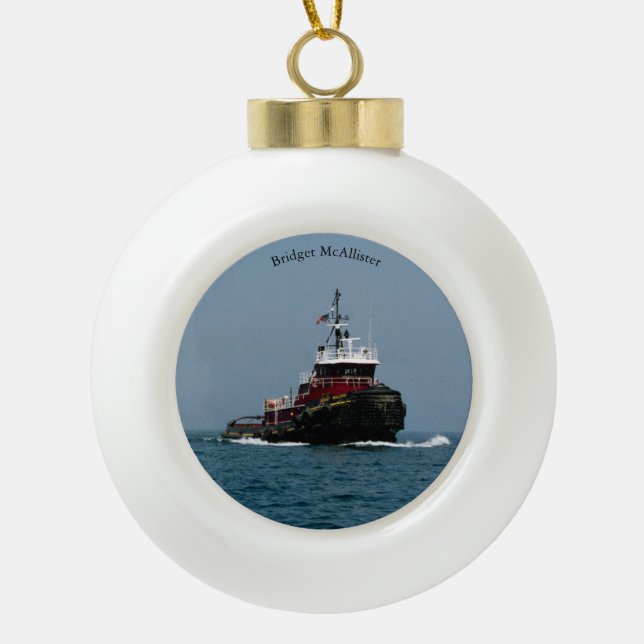 Bridget McAllister  ball or snowflake ornament (Front)