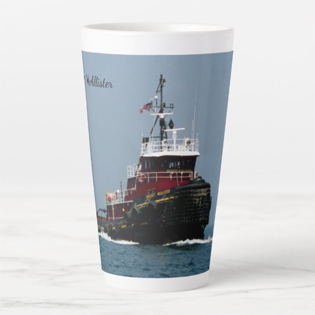 Bridget McAllister latte mug (Front)