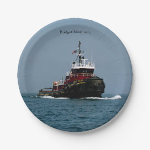 Bridget McAllister paper plate