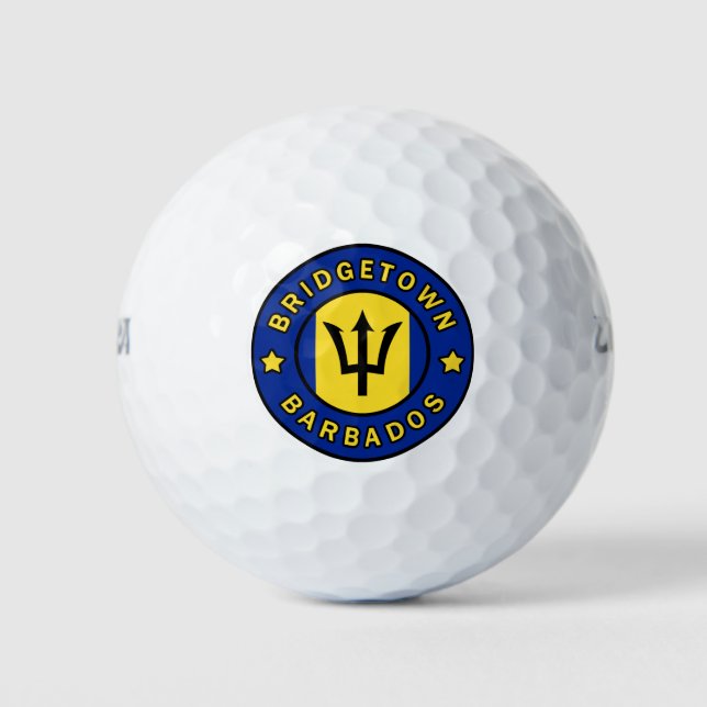 Bridgetown Barbados Golf Balls (Front)