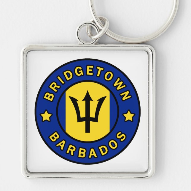 Bridgetown Barbados Keychain (Front)