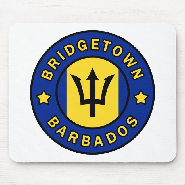 Bridgetown Barbados Mouse Pad (Front)