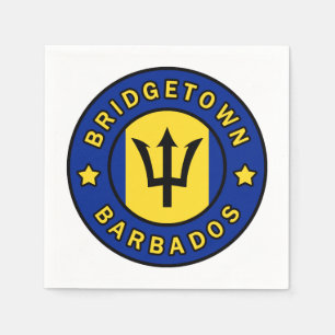 Bridgetown Barbados Napkin