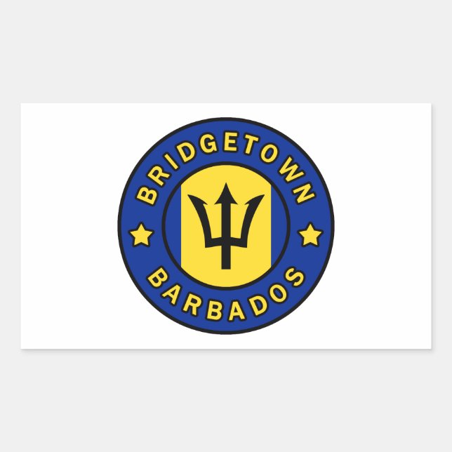 Bridgetown Barbados Sticker (Front)