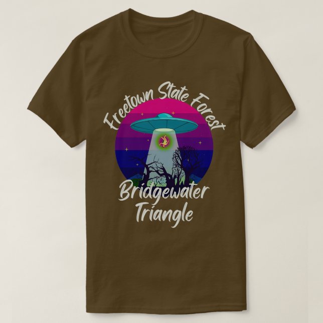 Bridgewater Triangle Freetown State Forest T-Shirt (Design Front)
