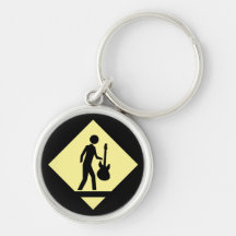 Bridgework “Musician Crossing” Keychain