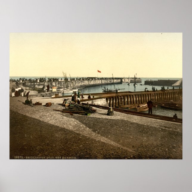 Bridlington Harbour II, Yorkshire, England Poster (Front)