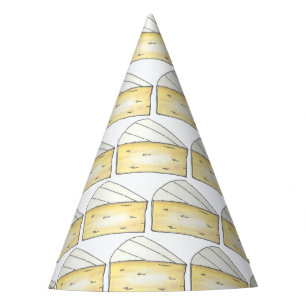 Brie French Cheese Tasting Wedge Cocktail Party Hat