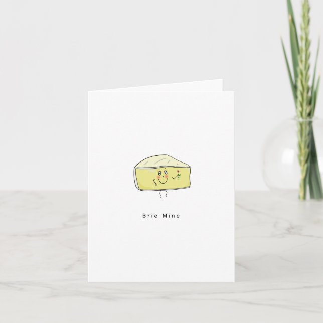 Brie Mine. Valentines Day Card (Front)