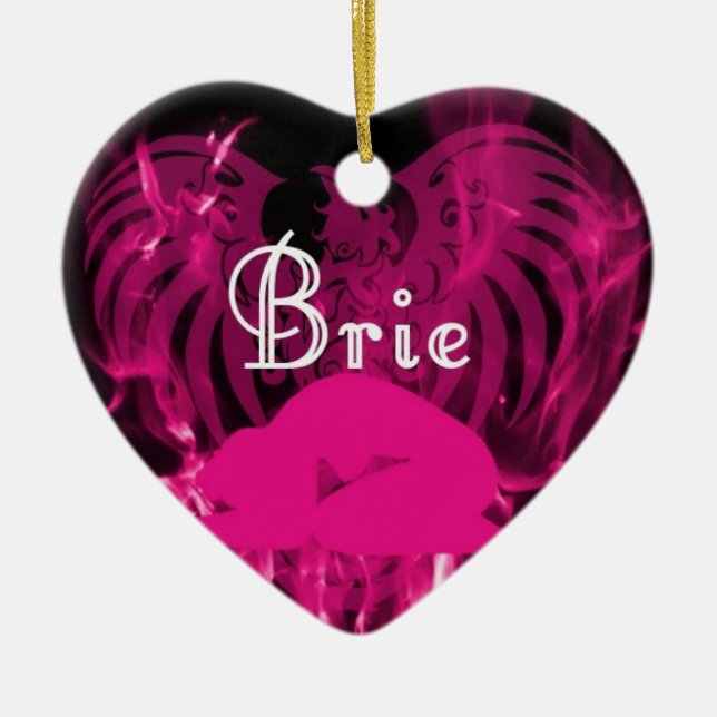 Brie Xmas Ornament (Front)