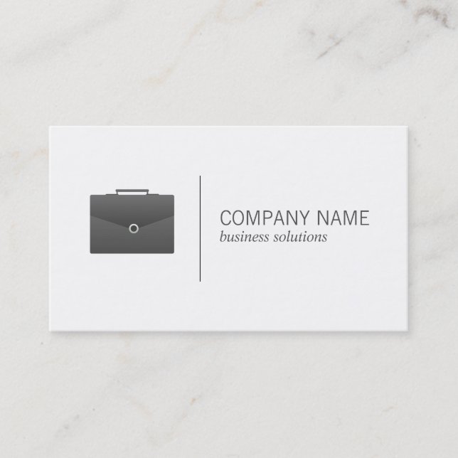 Briefcase (black) | Business Card (Front)