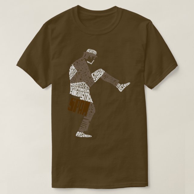 Briefcase full of spam dark bkgd T-Shirt (Design Front)