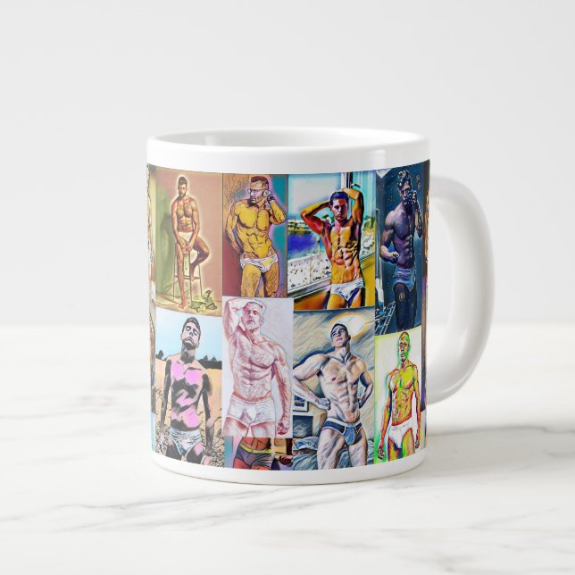 Briefs Large Coffee Mug (Front Right)