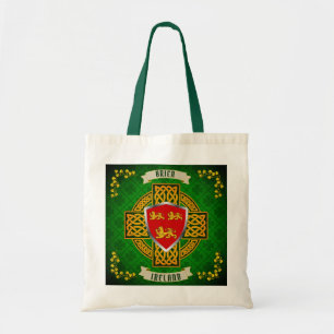 Brien Irish Shield & Celtic Cross Personalized Tote Bag
