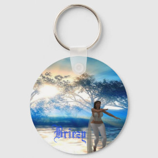 Briezy Blue Fantasy Keychain