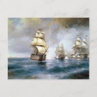 Brig Mercury Attacked by Two Turkish Ships