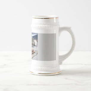 Brig station building beer stein