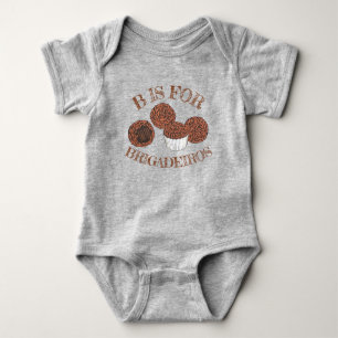 Brigadeiros Brazilian Chocolate Truffles Dessert Baby Bodysuit