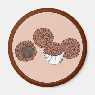 Brigadeiros Brazilian Chocolate Truffles Dessert Magnet