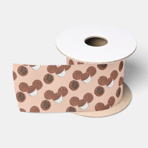 Brigadeiros Brazilian Chocolate Truffles Dessert Satin Ribbon