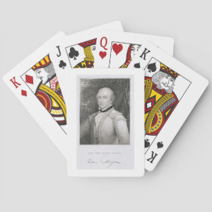 Brigadier General Daniel Morgan (1736-1802) engrav Playing Cards