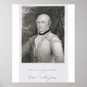 Brigadier General Daniel Morgan (1736-1802) engrav Poster