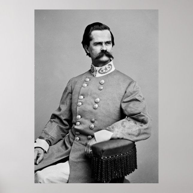 Brigadier General Richard L.T. Beale, C.S.A. 1860s Poster (Front)