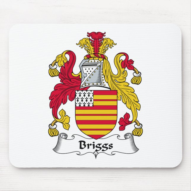 Briggs Family Crest Mouse Pad (Front)
