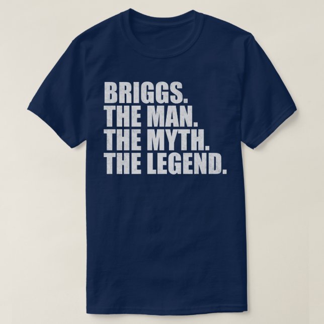BriggsBriggs Name Briggs given name T-Shirt (Design Front)