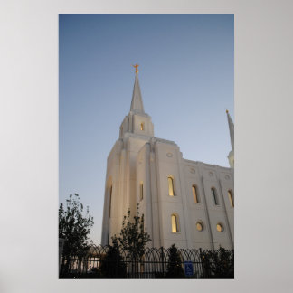 Brigham City Utah Temple #2 LDS Wall Art Poster
