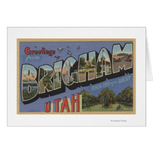 Brigham, lettre ScenesBrigham, UT d'UtahLarge