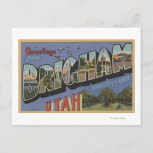 Brigham, UtahLarge Letter ScenesBrigham, UT Postcard