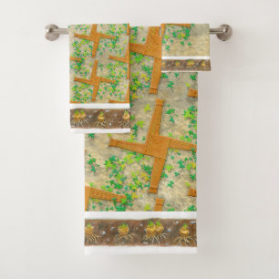 Brighid Cross Bath Towel Set