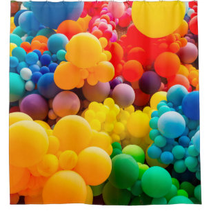 Bright abstract background of jumble of rainbow co