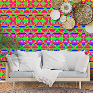 Bright Abstract Colourful Swirl Wallpaper