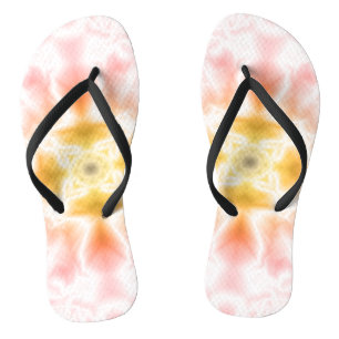 Bright Abstract Flip Flops