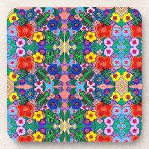 Bright Abstract Flower Art  