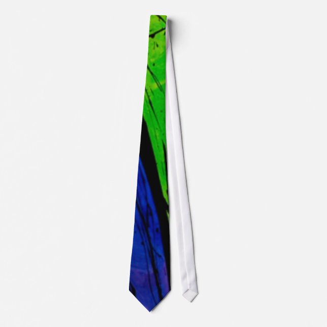 Bright Abstract Groovy Art Tie (Front)