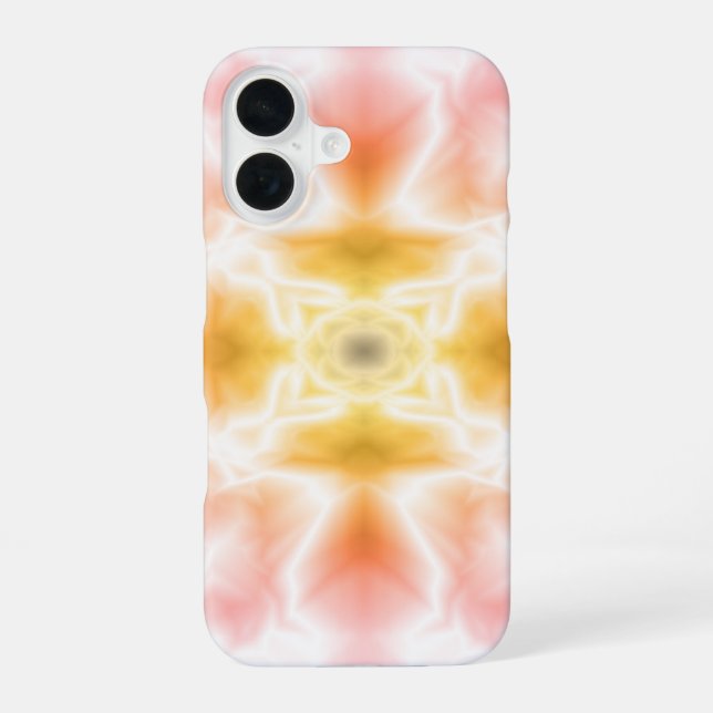 Bright Abstract iPhone 16 Case (Back)
