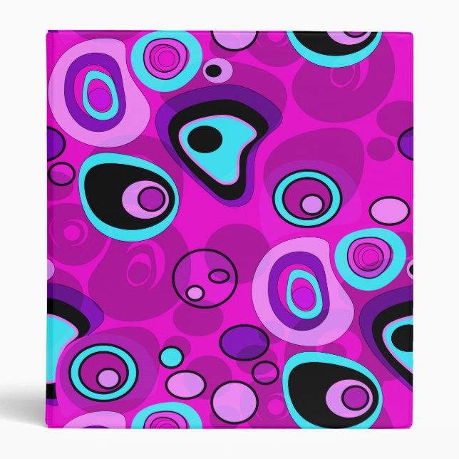 Bright, abstract , Magenta Binder (Front)