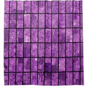 Bright abstract mosaic violet background with glos