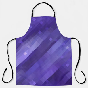 Bright abstract mosaic violet background with glos apron