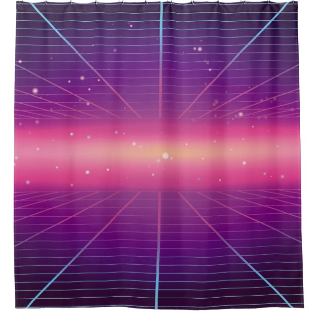 Bright abstract retro background made in 80s style (Front)