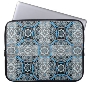 Bright abstract seamless lace pattern romantic pri laptop sleeve